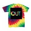 Youth Multi-Color Spiral Tie-Dyed T-Shirt Thumbnail