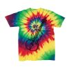 Youth Multi-Color Spiral Tie-Dyed T-Shirt Thumbnail