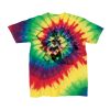 Youth Multi-Color Spiral Tie-Dyed T-Shirt Thumbnail