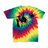 Youth Multi-Color Spiral Tie-Dyed T-Shirt Thumbnail