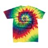 Youth Multi-Color Spiral Tie-Dyed T-Shirt Thumbnail