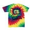 Youth Multi-Color Spiral Tie-Dyed T-Shirt Thumbnail