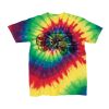 Youth Multi-Color Spiral Tie-Dyed T-Shirt Thumbnail