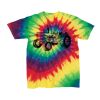 Youth Multi-Color Spiral Tie-Dyed T-Shirt Thumbnail