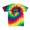 Youth Multi-Color Spiral Tie-Dyed T-Shirt Thumbnail