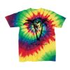Youth Multi-Color Spiral Tie-Dyed T-Shirt Thumbnail
