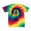 Youth Multi-Color Spiral Tie-Dyed T-Shirt Thumbnail