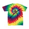Youth Multi-Color Spiral Tie-Dyed T-Shirt Thumbnail