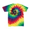 Youth Multi-Color Spiral Tie-Dyed T-Shirt Thumbnail