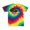 Youth Multi-Color Spiral Tie-Dyed T-Shirt Thumbnail