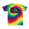 Youth Multi-Color Spiral Tie-Dyed T-Shirt Thumbnail