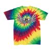 Youth Multi-Color Spiral Tie-Dyed T-Shirt Thumbnail