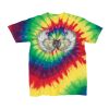 Youth Multi-Color Spiral Tie-Dyed T-Shirt Thumbnail
