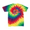 Youth Multi-Color Spiral Tie-Dyed T-Shirt Thumbnail