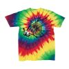 Youth Multi-Color Spiral Tie-Dyed T-Shirt Thumbnail