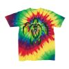 Youth Multi-Color Spiral Tie-Dyed T-Shirt Thumbnail