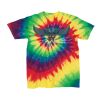 Youth Multi-Color Spiral Tie-Dyed T-Shirt Thumbnail
