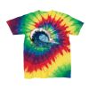 Youth Multi-Color Spiral Tie-Dyed T-Shirt Thumbnail