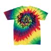 Youth Multi-Color Spiral Tie-Dyed T-Shirt Thumbnail