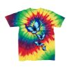 Youth Multi-Color Spiral Tie-Dyed T-Shirt Thumbnail
