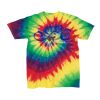 Youth Multi-Color Spiral Tie-Dyed T-Shirt Thumbnail