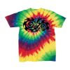 Youth Multi-Color Spiral Tie-Dyed T-Shirt Thumbnail