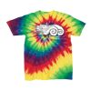 Youth Multi-Color Spiral Tie-Dyed T-Shirt Thumbnail