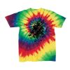 Youth Multi-Color Spiral Tie-Dyed T-Shirt Thumbnail