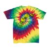Youth Multi-Color Spiral Tie-Dyed T-Shirt Thumbnail