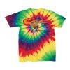 Youth Multi-Color Spiral Tie-Dyed T-Shirt Thumbnail