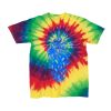 Youth Multi-Color Spiral Tie-Dyed T-Shirt Thumbnail