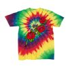 Youth Multi-Color Spiral Tie-Dyed T-Shirt Thumbnail