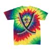 Youth Multi-Color Spiral Tie-Dyed T-Shirt Thumbnail