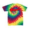 Youth Multi-Color Spiral Tie-Dyed T-Shirt Thumbnail