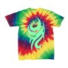 Youth Multi-Color Spiral Tie-Dyed T-Shirt Thumbnail
