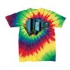 Youth Multi-Color Spiral Tie-Dyed T-Shirt Thumbnail