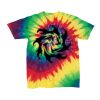 Youth Multi-Color Spiral Tie-Dyed T-Shirt Thumbnail