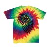 Youth Multi-Color Spiral Tie-Dyed T-Shirt Thumbnail
