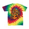 Youth Multi-Color Spiral Tie-Dyed T-Shirt Thumbnail