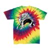 Youth Multi-Color Spiral Tie-Dyed T-Shirt Thumbnail