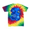 Youth Multi-Color Spiral Tie-Dyed T-Shirt Thumbnail
