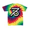 Youth Multi-Color Spiral Tie-Dyed T-Shirt Thumbnail