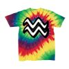Youth Multi-Color Spiral Tie-Dyed T-Shirt Thumbnail