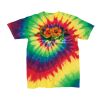 Youth Multi-Color Spiral Tie-Dyed T-Shirt Thumbnail