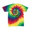 Youth Multi-Color Spiral Tie-Dyed T-Shirt Thumbnail