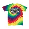 Youth Multi-Color Spiral Tie-Dyed T-Shirt Thumbnail