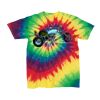 Youth Multi-Color Spiral Tie-Dyed T-Shirt Thumbnail