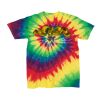 Youth Multi-Color Spiral Tie-Dyed T-Shirt Thumbnail