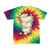 Youth Multi-Color Spiral Tie-Dyed T-Shirt Thumbnail