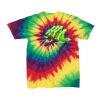 Youth Multi-Color Spiral Tie-Dyed T-Shirt Thumbnail